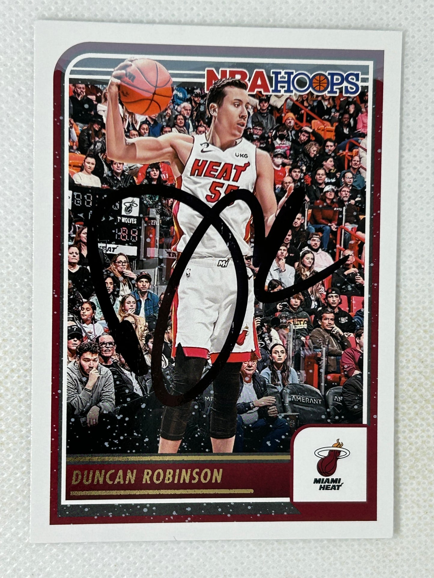 2023-24 Panini Hoops Duncan Robinson #227 Miami Heat Signed Card