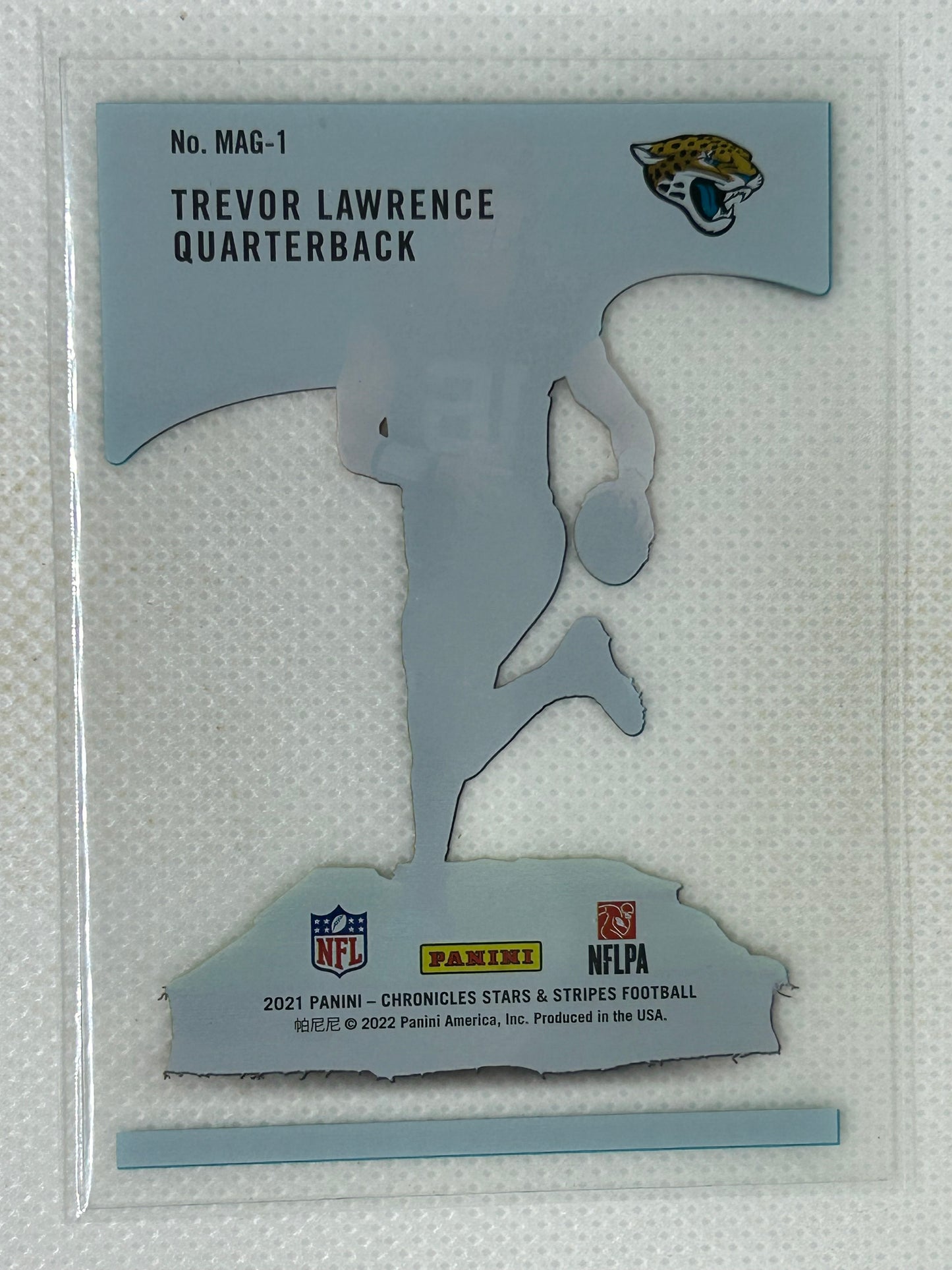 2021 Panini Chronicles Stars & Stripes Rookie Card Trevor Lawrence MAG-1 Jacksonville Jaguars