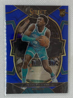 2022-23 Panini Select Concourse Blue Rookie Mark Williams #93 Charlotte Hornets