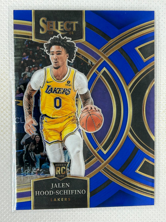 2023-24 Panini Select  Premier Rookie Jalen Hood-Schifino #99 Los Angeles Lakers