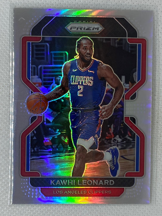 2021-22 Panini Prizm Silver Kawhi Leonard #71 Los Angeles Clippers