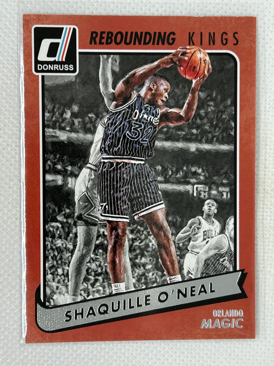 2015-16 Panini Donruss Rebounding Kings #13 Shaquille O'Neal Orlando Magic