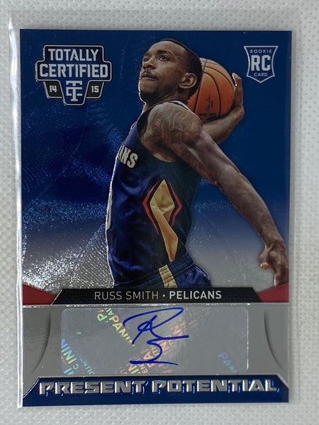 2014-15 Panini Totally Certified Present Potential Autograph Russ Smith #PPS-RSM /99