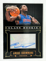 2012-13 Panini Timeless Treasures Glass Rookie Autograph #152 Andre Drummond /499 Detroit Pistons