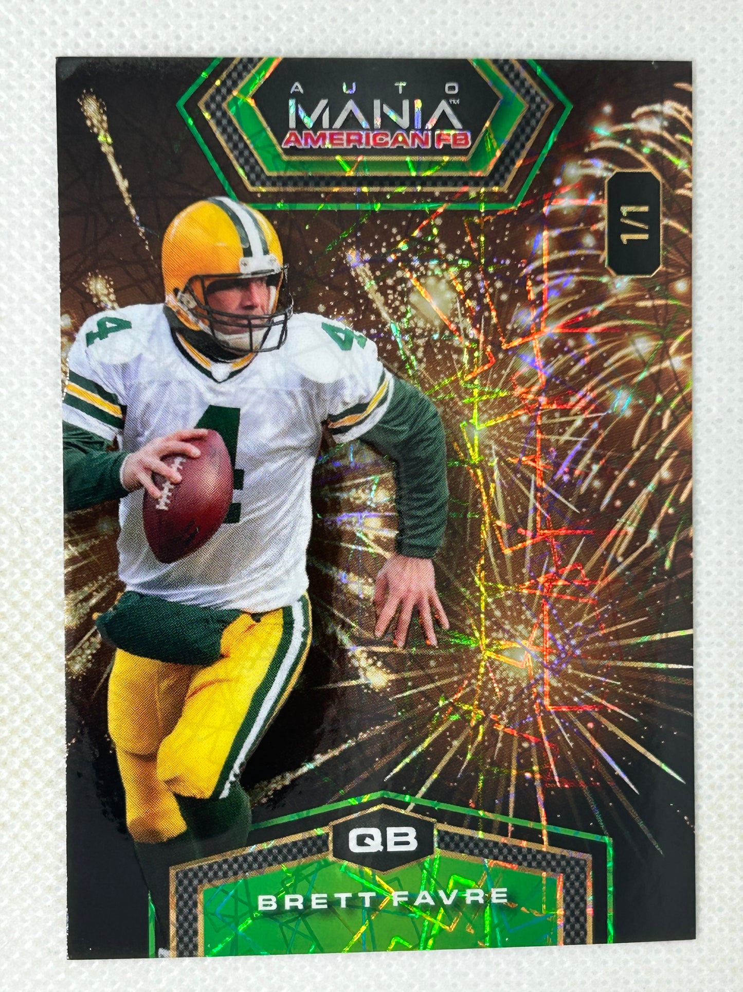 2024 Wild Card Auto Mania Brett Favre 1/1 Green Bay Packers