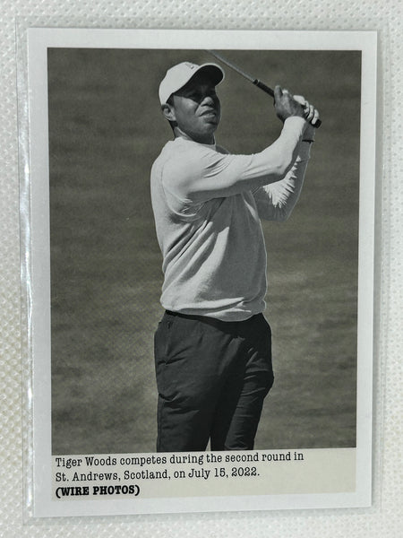 2023 Upperdeck Portfolio Wire Photos Tiger Woods #111