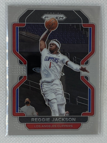 2021-22 Panini Prizm Reggie Jackson #213 Los Angeles Clippers