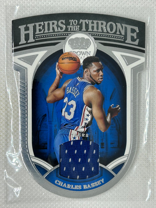 2021-22 Panini Crown Royale Heirs to the Throne Charles Bassey #HT-CBS Rookie RC