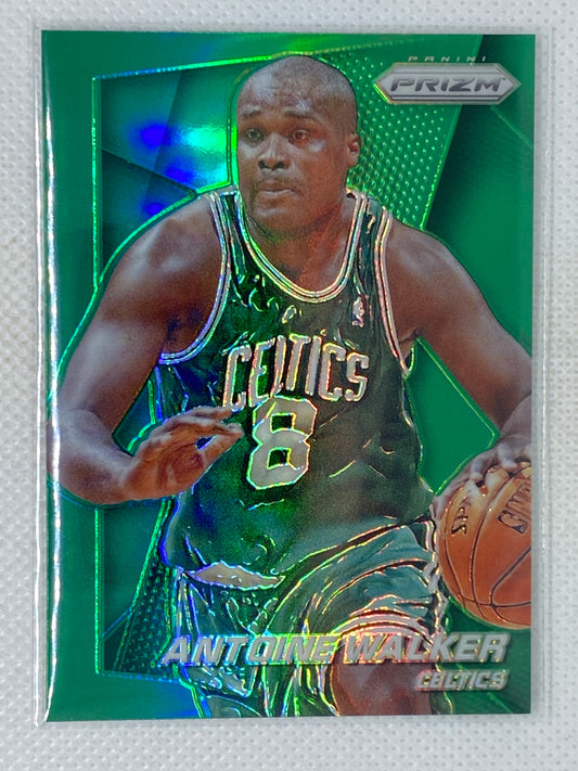 2014-15 Panini Prizm Retail Green Prizm #213 Antoine Walker Boston Celtics