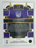 2023-24 Panini Select Blue Silver #49 De'Aaron Fox Sacramento Kings