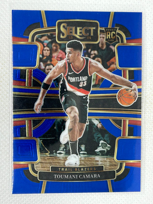 2023-24 Panini Select Rookie Toumani Camara #81 Portland Trailblazers