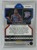 2021-22 Panini Prizm Red White & Blue Theo Maledon #179 Oklahoma City Thunder