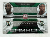 2009-10 Donruss Elite Teamwork Combos Kevin Garnett Paul Pierce #2 Boston Celtics