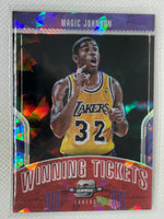 2018-19 Panini Contenders Optic Red Cracked Ice #35 Magic Johnson Los Angeles Lakers