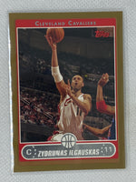 2006-07 Topps Gold /500 Zydrunas Ilgauskas #183 Cleveland Cavaliers