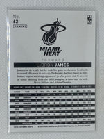 2013-14 Panini Hoops LeBron James #62 Miami Heat