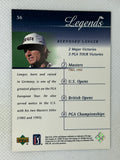 2001 Upperdeck Legends #56 Bernhard Langer Signed Card