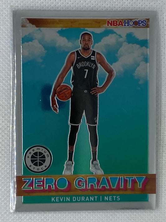 2019-20 NBA Hoops Premium Stock Kevin Durant ZERO GRAVITY Brooklyn Nets #9 🔥