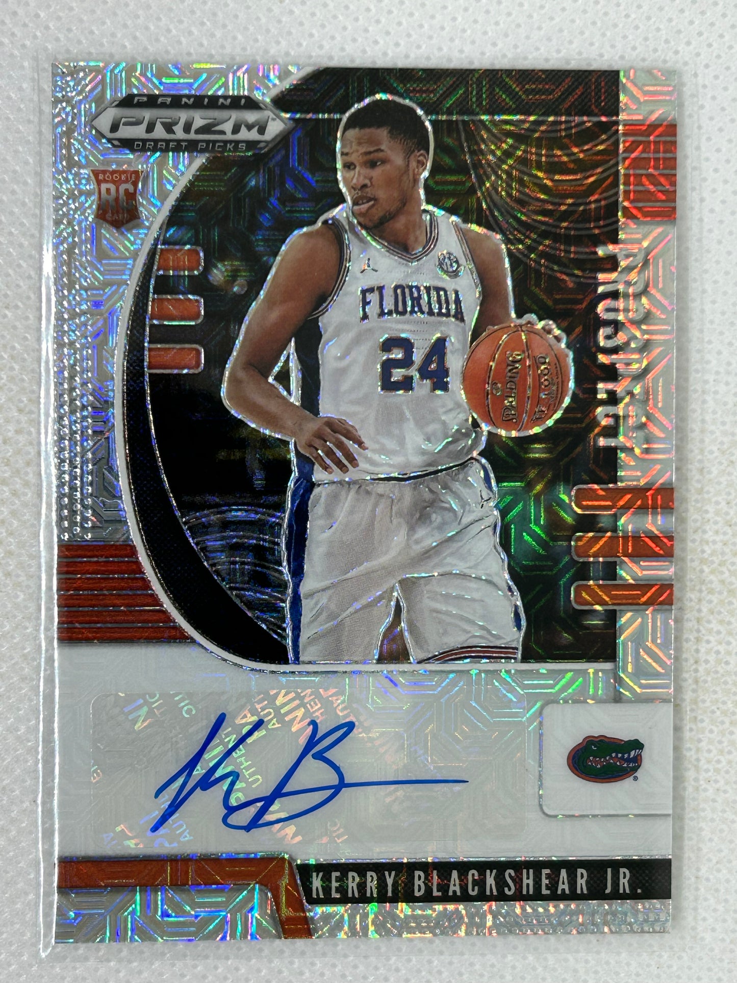 2020 Panini Draft Picks Autograph Silver Mogo /25 PA-KB Kerry Blackshear Jr.