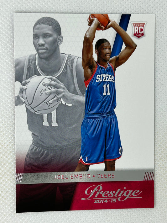 2014-15 Panini Prestige #163 Joel Embiid Rookie Philadelphia 76ers