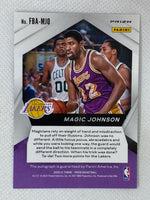 2020-21 Panini Prizm Magic Johnson Fast Break Silver Prizm Autograph #FBA-MJO Los Angeles Lakers