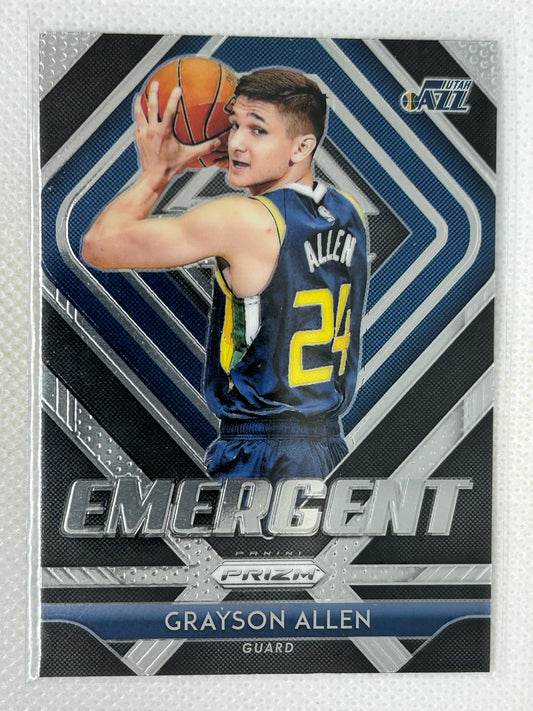 2018-19 Panini Prizm Emergent Grayson Allen Rookie #21 Utah Jazz