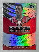 2017-18 Panini Totally Certified Rookie Roll Call Autograph RRC-DM Donovan Mitchell Utah Jazz