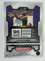 2023-24 Panini Prizm Monopoly Lebron James #40 Los Angeles Lakers