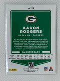 2021 Donruss Aaron Rodgers Helmet Off Mask Up Variation #155 Green Bay Packers