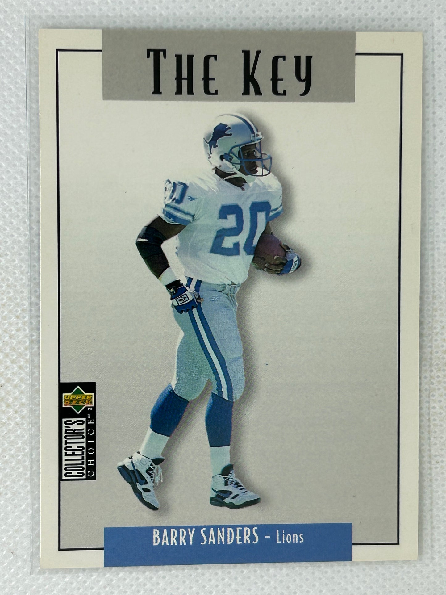 1995 Upper Deck CC #U62 The Key Barry Sanders Detroit Lions