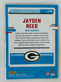 2023 Panini Donruss Rated Rookie Card Jayden Reed #334 Green Bay Packers