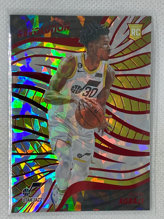 2022-23 Revolution Basketball Chinese New Year Red Ochai Agbaji #121 Utah Jazz