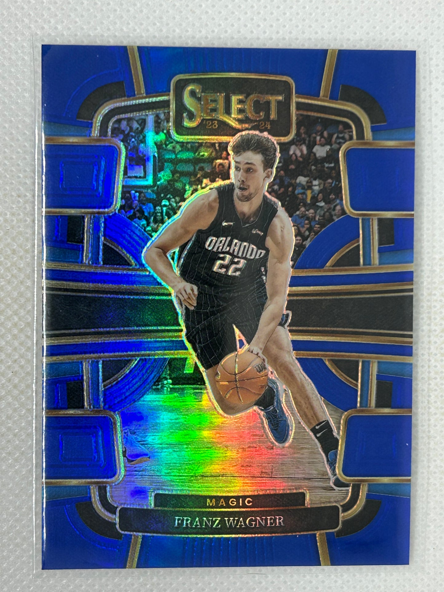 2023-24 Panini Select Blue Silver #17 Franz Wagner Orlando Magic