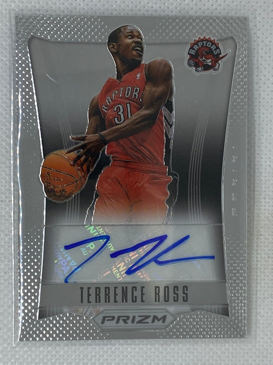 2012-13 Panini Prizm Auto Terrence Ross #20 Rookie Auto RC