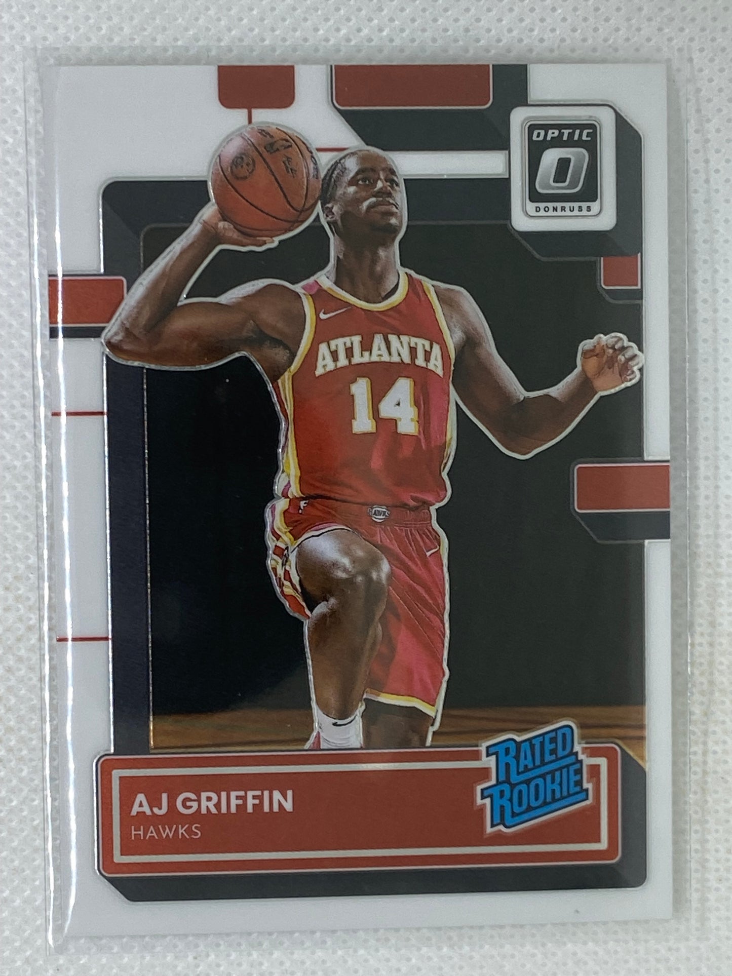 2022-23 Panini Optic Rated Rookie AJ Griffin #204 Atlanta Hawks