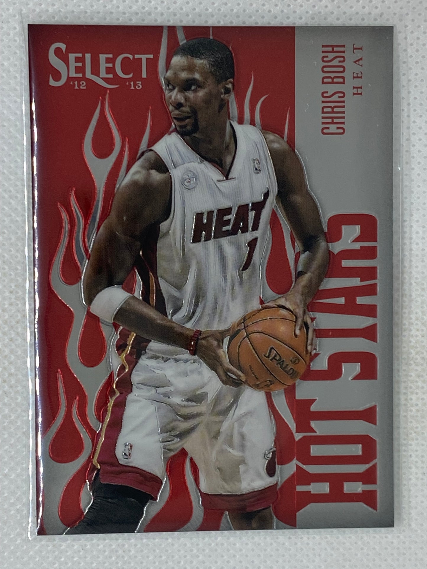 2012-13 Select Basketball White Hot Stars #19 Chris Bosh Miami Heat