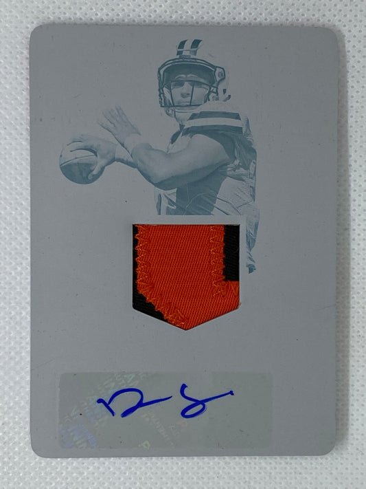 2017 Panini Xr DeShone Kizer Rookie Printing Plate Auto Patch 1/1 #RSA-DK Cleveland Browns