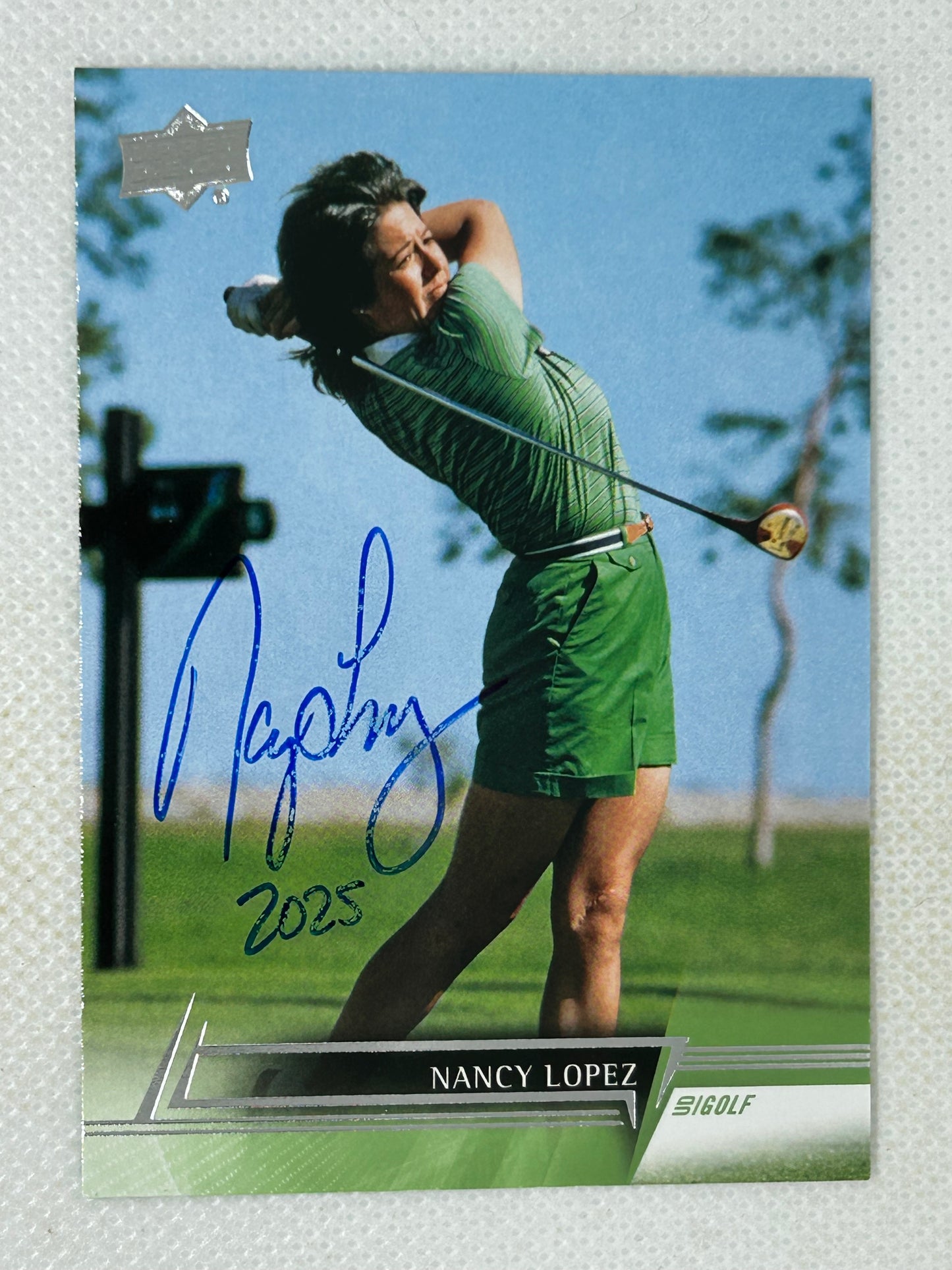 2024 Upper Deck Golf #6 Nancy Lopez Signed Card