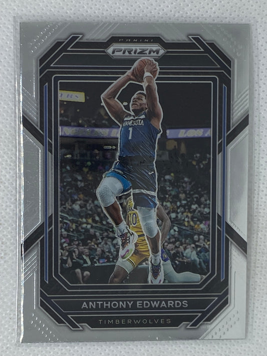 2022-23 Panini Prizm Base Anthony Edwards #56 Minnesota Timberwolves