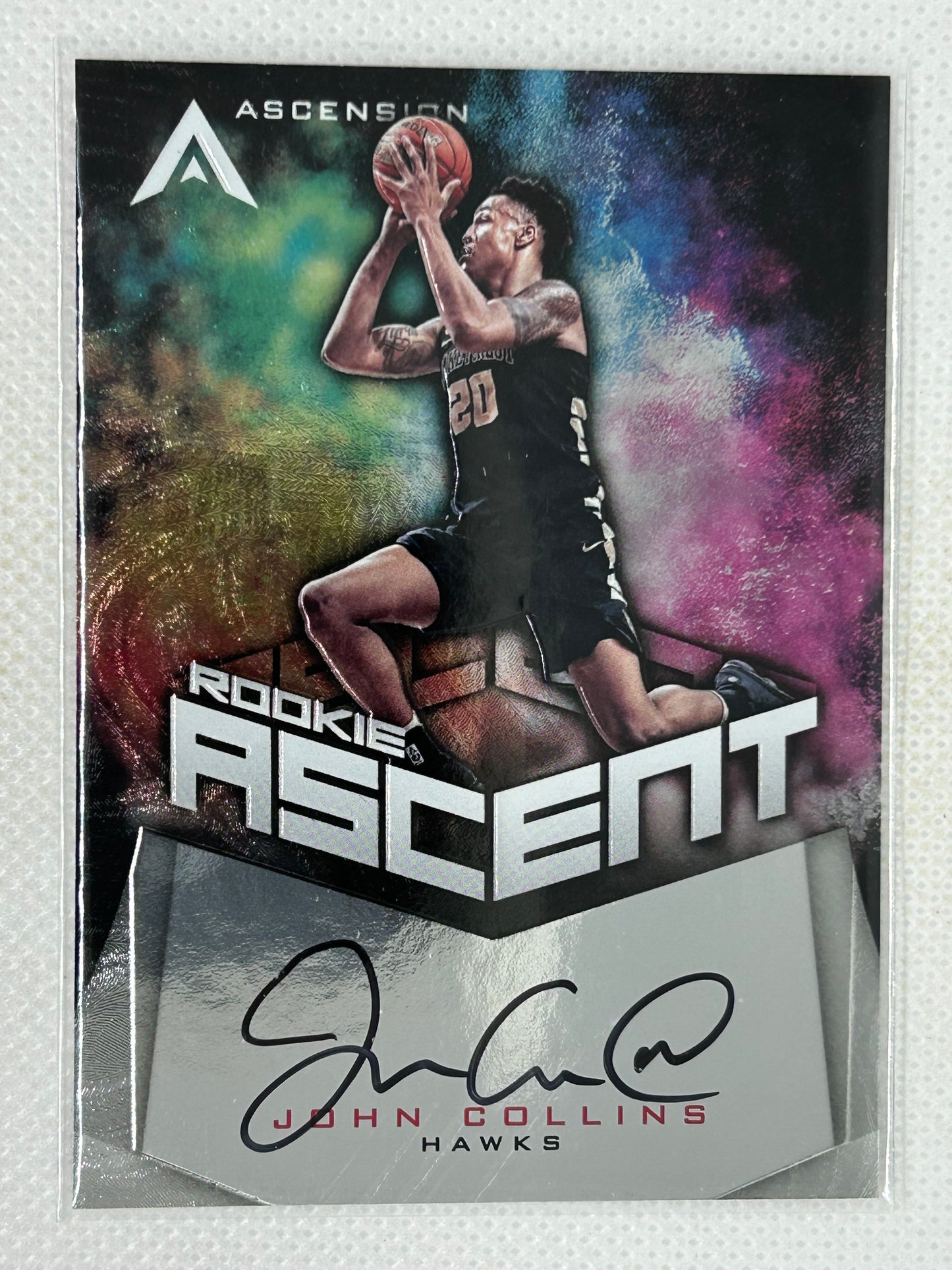 2017-18 John Collins Ascension Rookie Auto On-Card Ascent /299