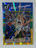 2016-17 Panini Donruss Holo Laser Green & Yellow #136 Klay Thompson Golden State Warriors