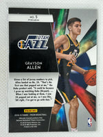 2018-19 Panini Prizm Freshman Phenoms Green Grayson Allen Rookie #5 Utah Jazz