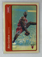 2004-05 Fleer Tradition Chicago Bulls Basketball Card #223 Ben Gordon Rookie