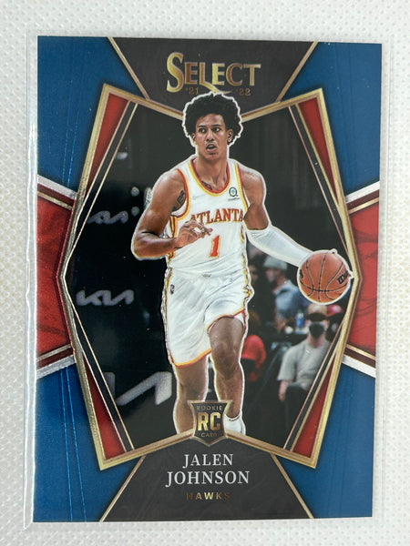 2021-22 Panini Select Premier Rookie Jalen Johnson #200 Atlanta Hawks