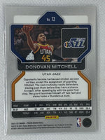 2020-21 Panini Prizm Donovan Mitchell #72 Utah Jazz