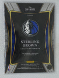 2021-22 Panini Select Signature Selections Sterling Brown SS-SBR Error Card Missing Autograph Dallas Mavericks