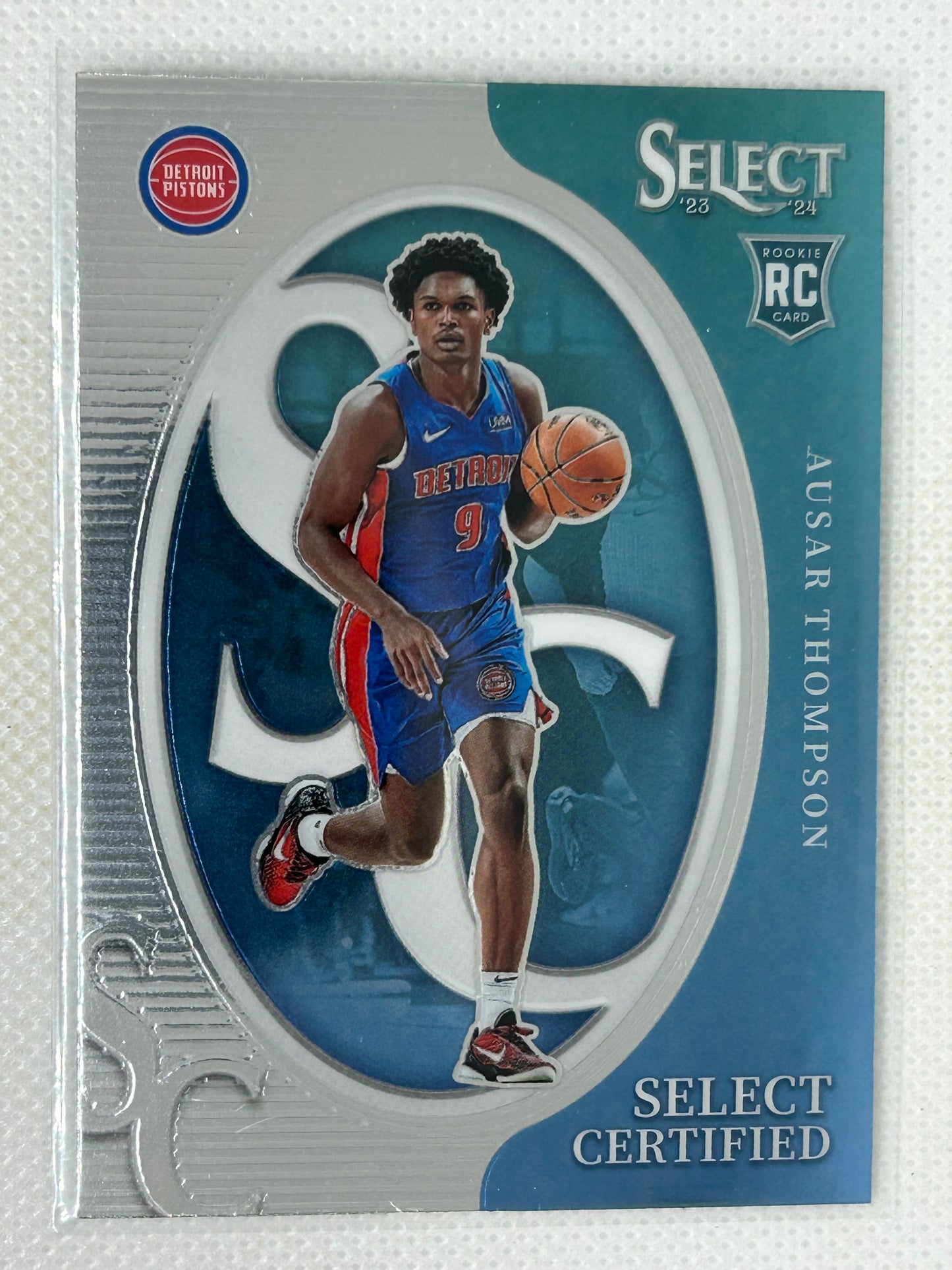 2023-24 Panini Select Certified Rookie Ausar Thompson #11 Detroit Pistons