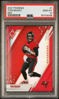 2021 Panini Phoenix Red Tom Brady /250 PSA 10 Tampa Bay Buccaneers