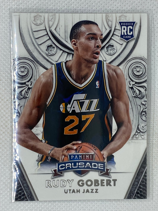 2013-14 Panini Crusade Rudy Gobert #106 Rookie RC Utah Jazz