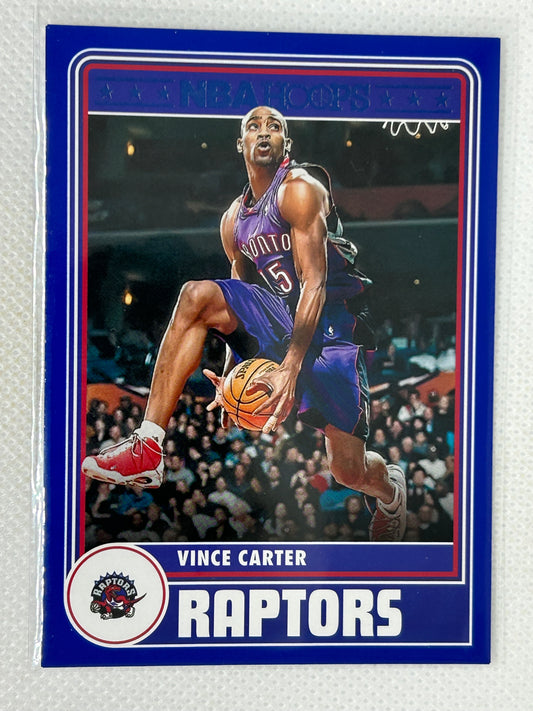 2023-24 Panini NBA Hoops Tribute Card Blue Border Vince Carter #294 Toronto Raptors